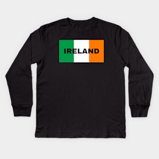 Ireland Flag Kids Long Sleeve T-Shirt